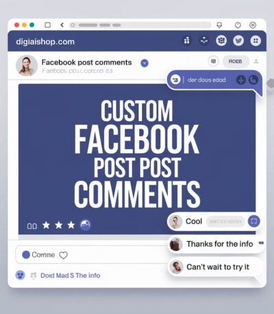 Buy Facebook Custom Comments & Boost Engagement with Facebook