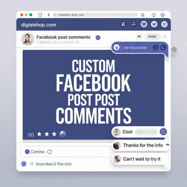 Buy Facebook Custom Comments & Boost Engagement with Facebook