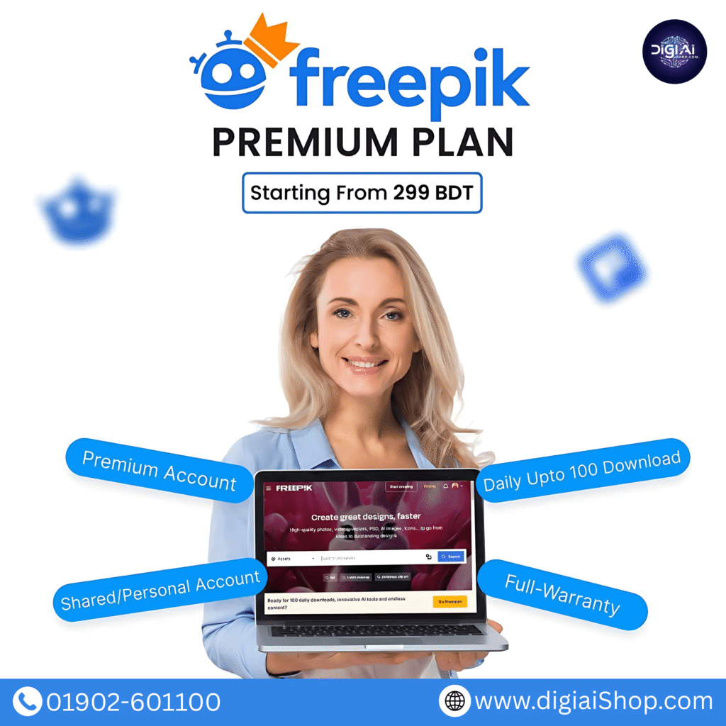 Freepik Premium Subscription price in bd