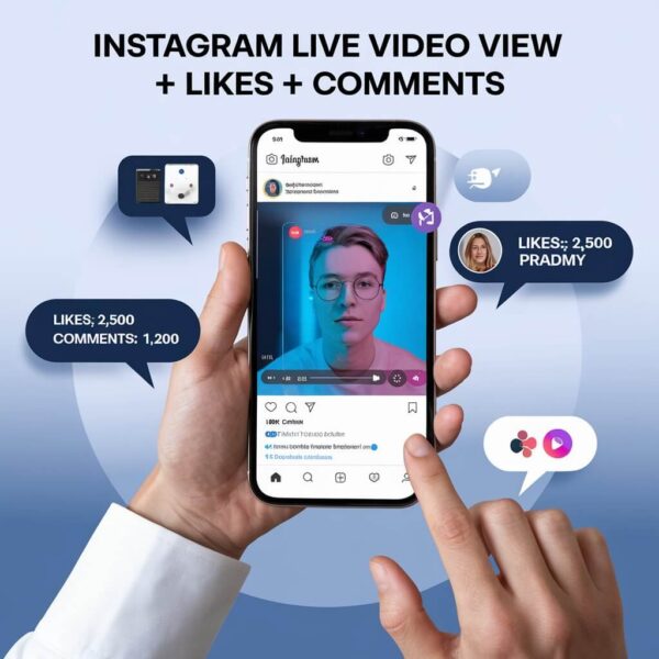 Buy Instagram Live Video View + Likes + Comments