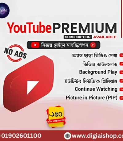 YouTube Premium Subscription price in bangladesh