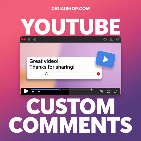 Buy Youtube Custom Comments & Boost Engagement with YouTubeChannel