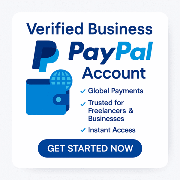 Buy Verified Business PayPal Account