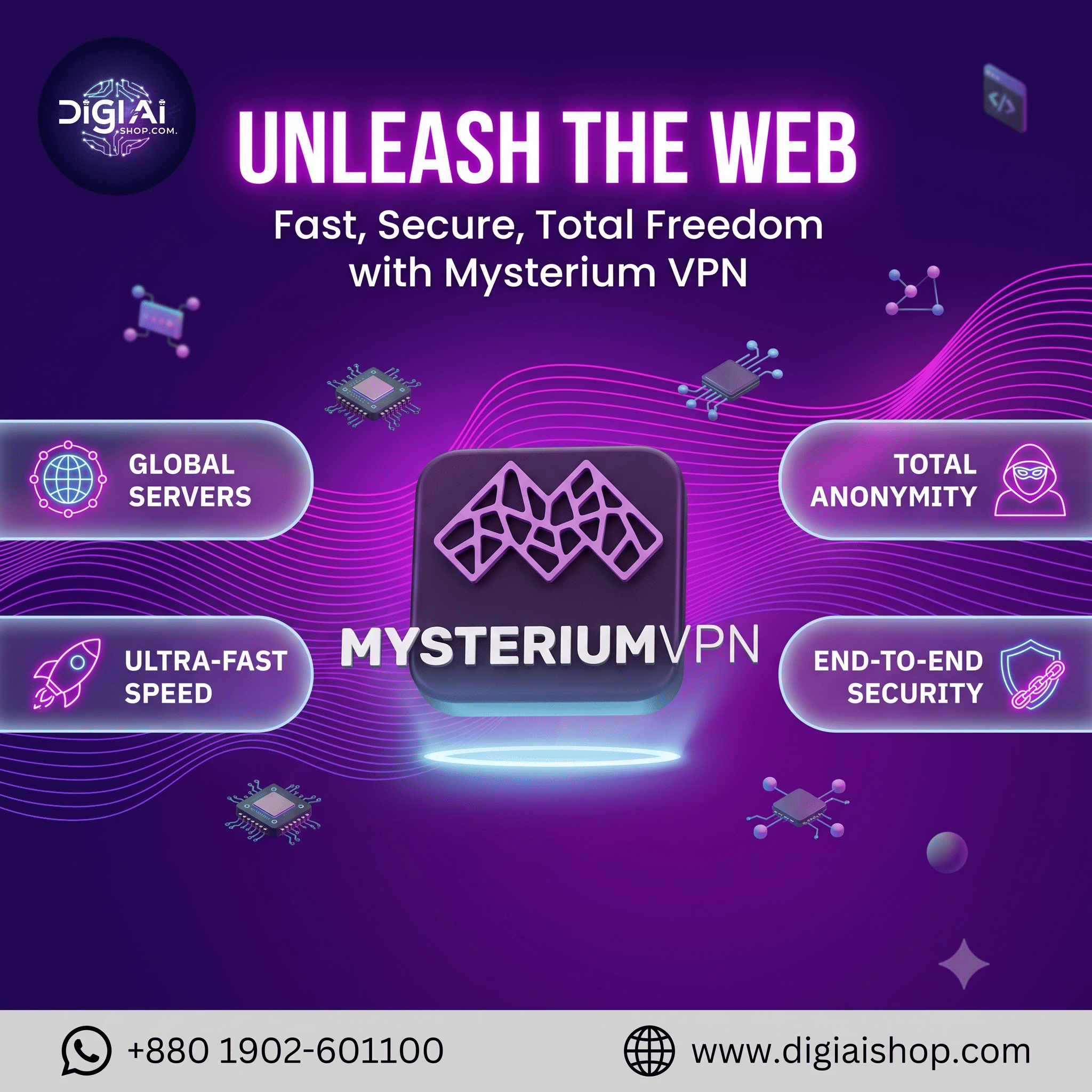 PRODUCT TITLE: Mysterium VPN Premium Account: Fast, Secure & Anonymous Internet