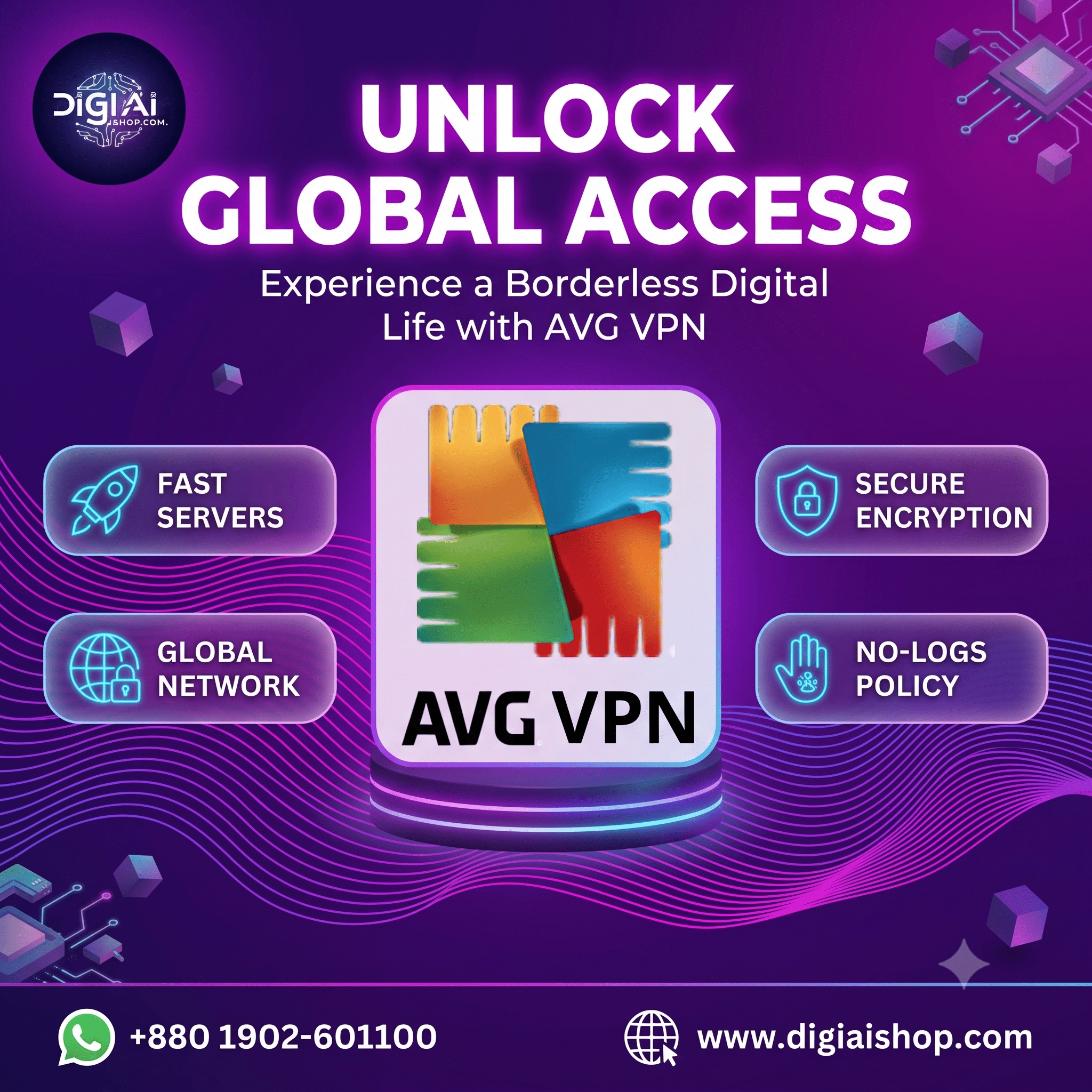 AVG VPN premium account